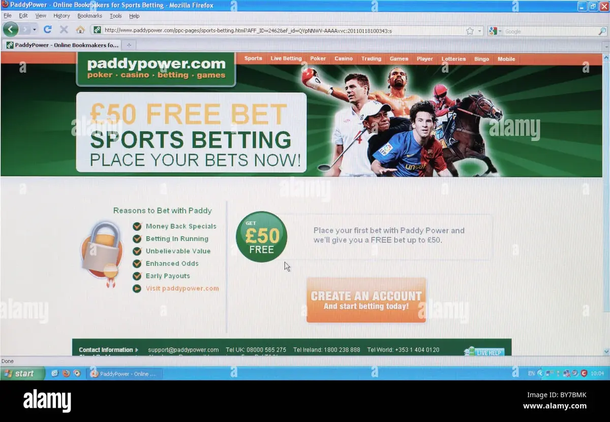 Paddy Power screenshot