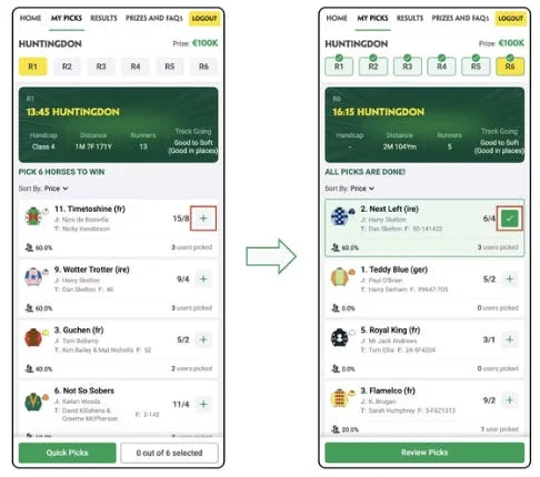Paddy Power screenshot